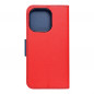 Apple iPhone 14 Pro Book Handytaschen Fancy Book Rot / Marine