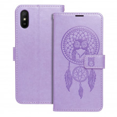 XIAOMI Redmi 9C NFC Book Handytaschen MEZZO Book Traumfänger  Lila (Purple) 