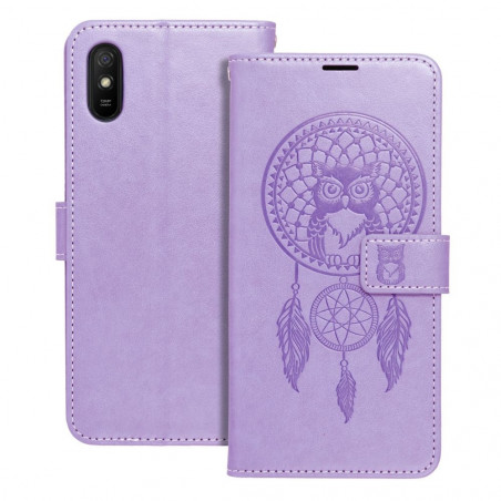 XIAOMI Redmi 9C NFC Book Handytaschen MEZZO Book Traumfänger  Lila (Purple)