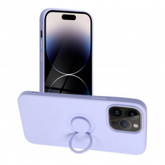 Apple iPhone 14 Pro Max Hülle Silicone ring Lila (Violet)
