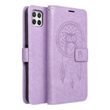 Samsung Galaxy A22 5G Book Handytaschen MEZZO Book Traumfänger  Lila (Purple)
