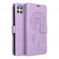 Samsung Galaxy A22 5G Book Handytaschen MEZZO Book Traumfänger  Lila (Purple)