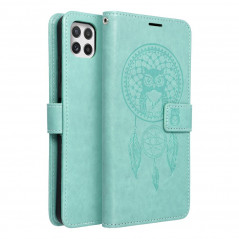 Samsung Galaxy A22 5G Book Handytaschen MEZZO Book Traumfänger  Grün