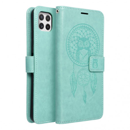 Samsung Galaxy A22 5G Book Handytaschen MEZZO Book Traumfänger  Grün