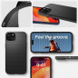 Apple iPhone 15 Hülle Spigen  Liquid Air Matt Schwarz