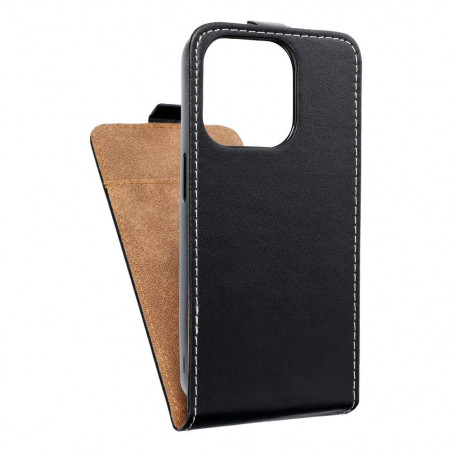 Apple iPhone 15 Pro Flip Handytaschen Slim Flexi Fresh Schwarz