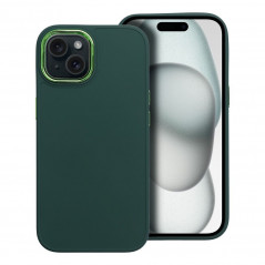 Apple iPhone 15 Hülle FRAME Elegant  Grün
