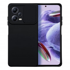XIAOMI Redmi Note 12 Pro Plus 5G Hülle Slide Schwarz