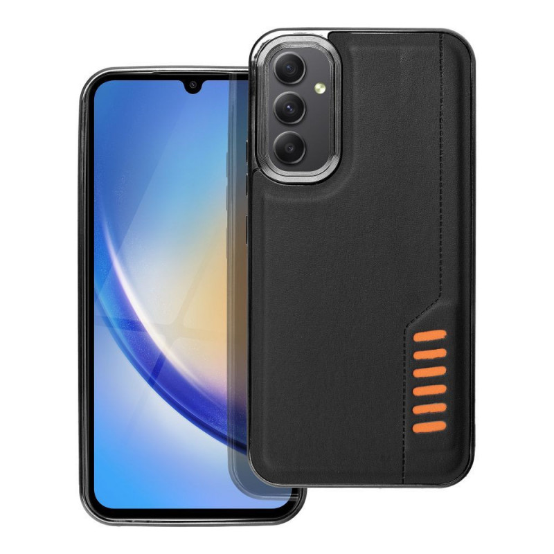 Samsung Galaxy A34 Hülle MILANO Schwarz