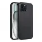 Apple iPhone 15 Hülle Leather Mag Cover Elegant  MagSAFE  Schwarz