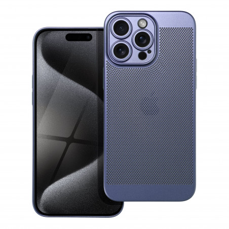 Apple iPhone 15 Pro Max Hülle Breezy Blau