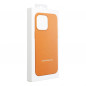Apple iPhone 15 Plus Hülle Leather Mag Cover Elegant  MagSAFE  Orange