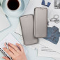 Apple iPhone 15 Book Handytaschen Book Elegance Elegant  Grau