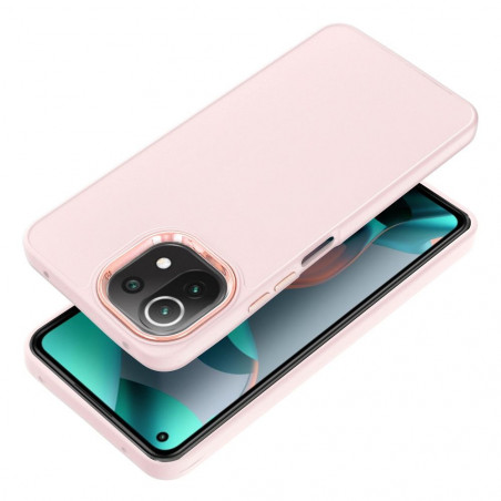 XIAOMI Mi 11 Lite Hülle FRAME Elegant  Puderrosa