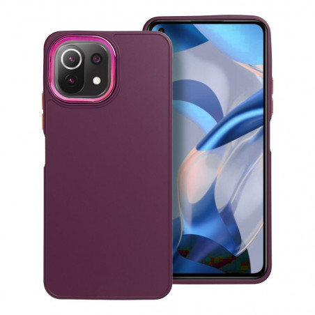 XIAOMI Mi 11 Lite 5G Hülle FRAME Elegant  Lila (Purple)