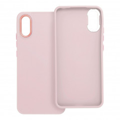XIAOMI Redmi 9C NFC Hülle FRAME Elegant  Puderrosa