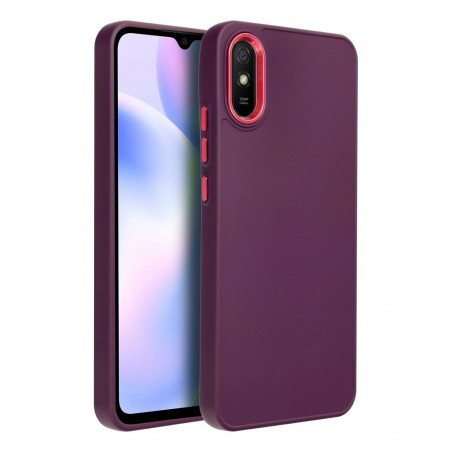 XIAOMI Redmi 9C NFC Hülle FRAME Elegant  Lila (Purple)