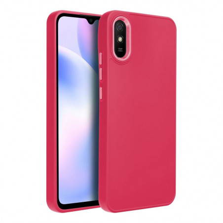 XIAOMI Redmi 9C NFC Hülle FRAME Elegant  Magenta
