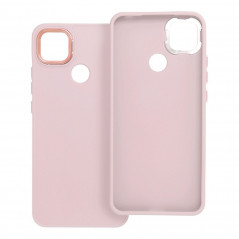 XIAOMI Redmi 9C NFC Hülle FRAME Elegant  Puderrosa