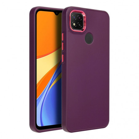 XIAOMI Redmi 9C NFC Hülle FRAME Elegant  Lila (Purple)