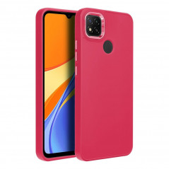 XIAOMI Redmi 9C NFC Hülle FRAME Elegant  Magenta