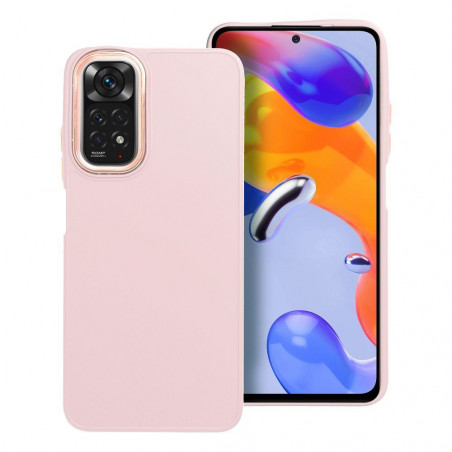 XIAOMI Redmi Note 11S Hülle FRAME Elegant  Puderrosa