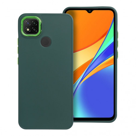 XIAOMI Redmi 9C NFC Hülle FRAME Elegant  Grün