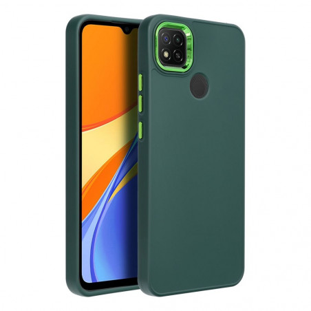 XIAOMI Redmi 9C NFC Hülle FRAME Elegant  Grün