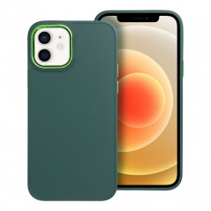Apple iPhone 12 Hülle FRAME Elegant  Grün