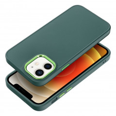 Apple iPhone 12 Hülle FRAME Elegant  Grün