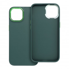 Apple iPhone 14 Hülle FRAME Elegant  Grün