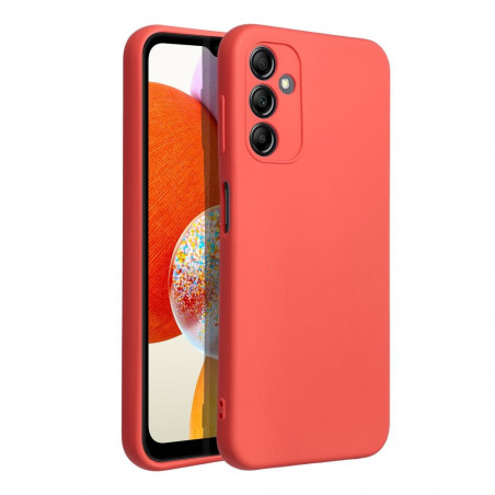 Samsung Galaxy A14 LTE Hülle Silicone Elegant  Pfirsich