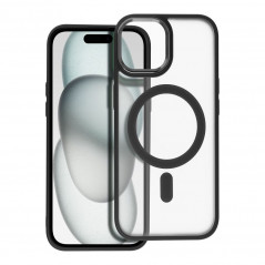 Apple iPhone 15 Hülle Matte Mag Cove MagSAFE  Schwarz