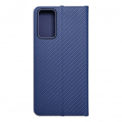 XIAOMI Redmi Note 12s Book Handytaschen LUNA Book Carbon Kohlenstoff-Faser, Elegant  Blau