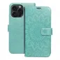Apple iPhone 15 Pro Max Book Handytaschen MEZZO Book Mandala  Grün