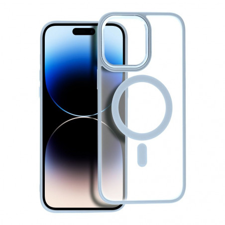 Apple iPhone 14 Pro Max Hülle Matte Mag Cove MagSAFE  Blau