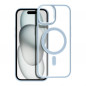 Apple iPhone 15 Hülle Matte Mag Cove MagSAFE  Blau