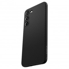 Samsung Galaxy S23 5G Hülle Spigen  Liquid Air Matt Schwarz