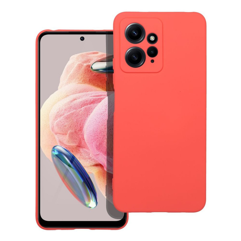 XIAOMI Redmi Note 12 4G Hülle Silicone Elegant  Pfirsich