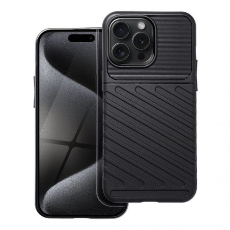 Apple iPhone 15 Pro Max Hülle THUNDER Schwarz