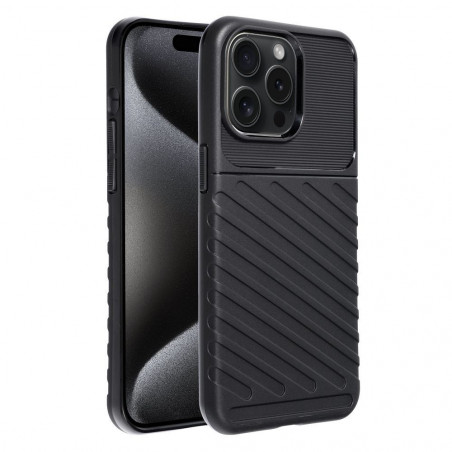 Apple iPhone 15 Pro Max Hülle THUNDER Schwarz