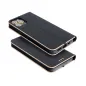 Apple iPhone 15 Pro Book Handytaschen LUNA Book Gold Elegant  Schwarz