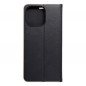 Apple iPhone 15 Pro Max Book Handytaschen LUNA Book Gold Elegant  Schwarz