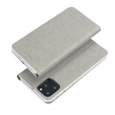 Apple iPhone 15 Pro Max Book Handytaschen LUNA Book Gold Elegant  Silber