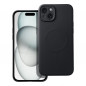 Apple iPhone 15 Plus Hülle Silicone Mag Cover MagSAFE  Schwarz