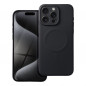 Apple iPhone 15 Pro Max Hülle Silicone Mag Cover MagSAFE  Schwarz