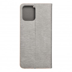 XIAOMI Redmi 12 Book Handytaschen LUNA Book Gold Elegant  Silber 