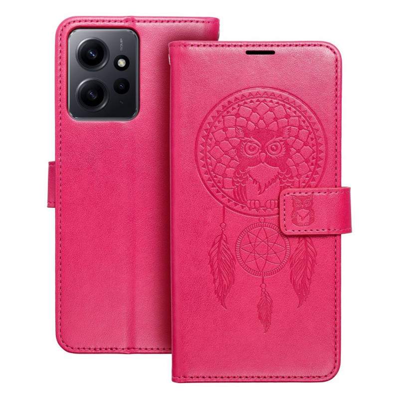 XIAOMI Redmi Note 12 4G Book Handytaschen MEZZO Book Traumfänger  Magenta