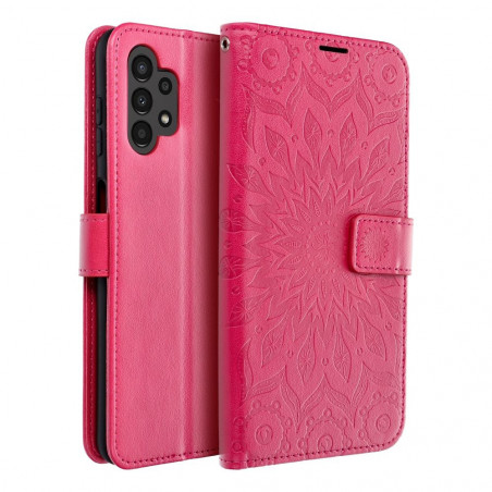 Samsung Galaxy A13 LTE Book Handytaschen MEZZO Book Mandala  Magenta