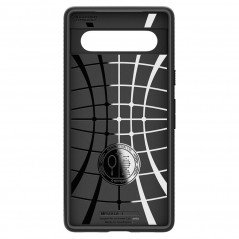 Google Pixel 7a Hülle Spigen  Liquid Air Matt Schwarz